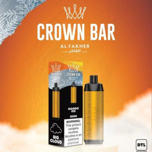 ALFAKHER CROWN BAR- MANGO ICE- 8000 PUFFS