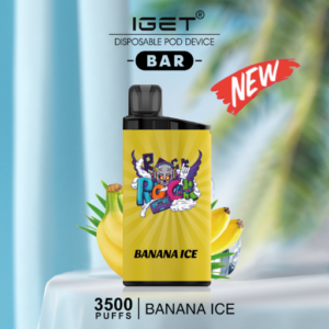 IGET BAR BANANA ICE – 3500 PUFFS