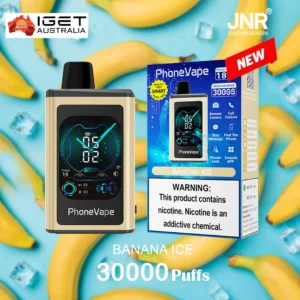 JNR PhoneVape BANANA ICE – 30000 PUFFS