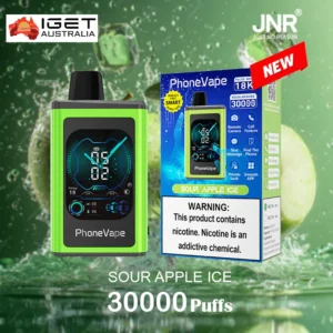 JNR PhoneVape SOUR APPLE ICE – 30000 PUFFS