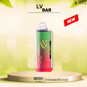 LV BAR – STRAWBERRY KIWI – 9000 PUFFS