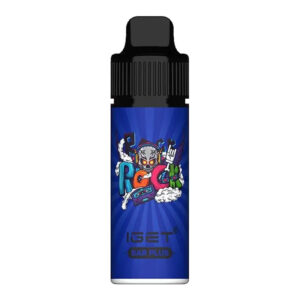 IGET BAR PLUS BLUEBERRY RASPBERRY BUBBLE GUM – 6000 PUFFS