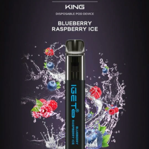 IGET KING BLUEBERRY RASPBERRY ICE – 2600 PUFFS