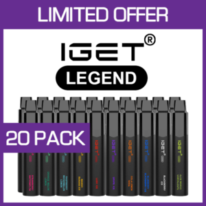 IGET LEGEND – 4000 PUFFS – 20 PACK